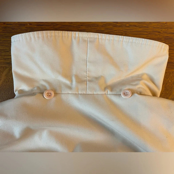 Vintage Sears JR Bazaar 1960s Warm Cream Long Trench Coat Juniors Size 11 Women - Picture 10 of 16